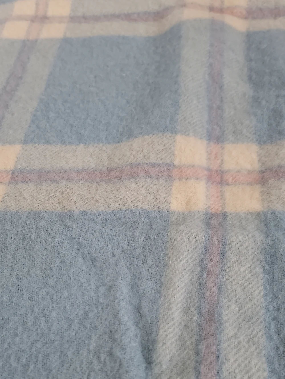 Vintage Curvon Crown 100% Wool Blanket
